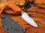 Скрытый нож "Realsteel 130A " с оранжевой рукоятью