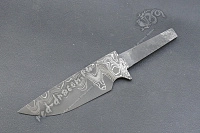 Заготовка для ножа  Дамаск с никелем za2605